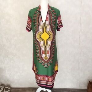 Ashley Stewart plus size 18/20 African Print Dress, pre loved condition